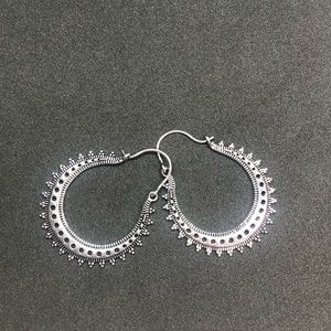 Bohemian Silver Earrings